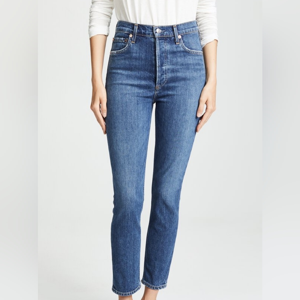 Agolde Nico High Rise Slim Fit Jeans - Picture 2 of 9